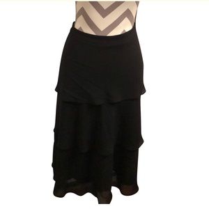 ➕Black Ruffle Skirt-139